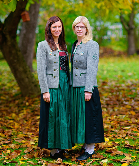 Julia Söllinger und Andrea Malzer (Jugendreferentinnen MV Gaspoltshofen